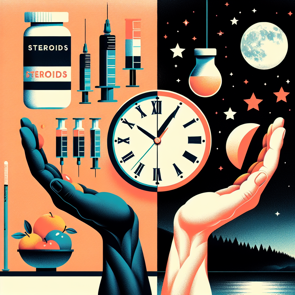 Mezcla de esteroides y control del apetito nocturno