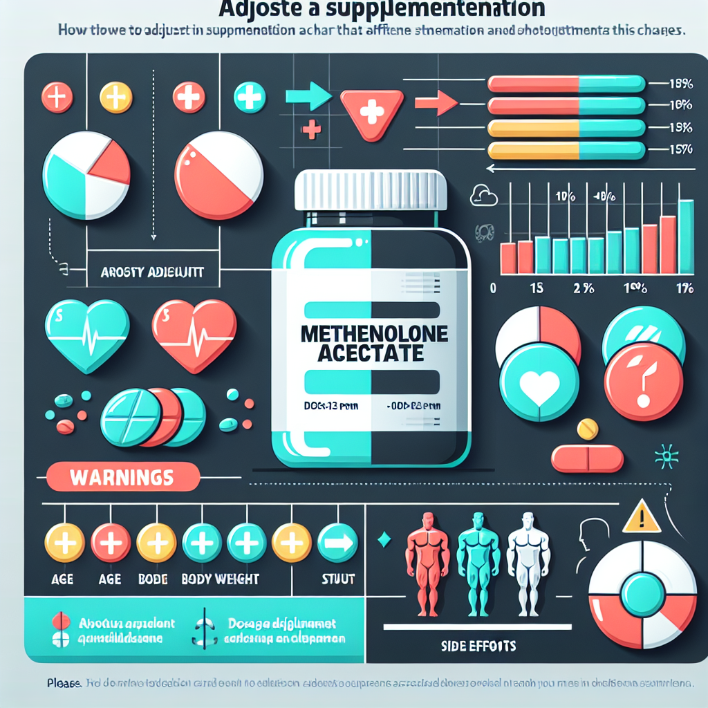 Qué ajustes hacer en suplementación con Acetato de metenolona