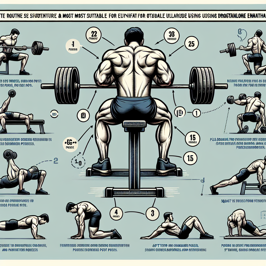 Qué rutina de empuje y tracción va mejor con Enantato de Drostanolona