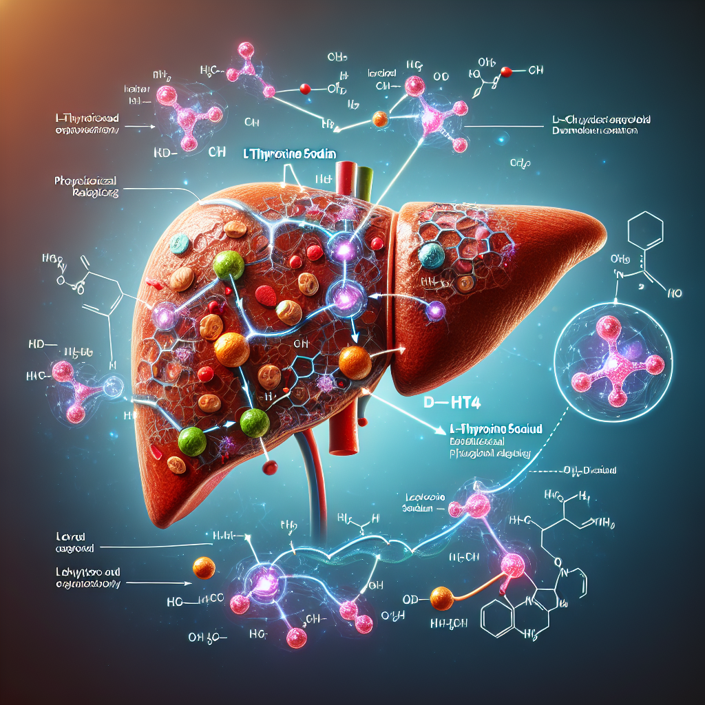 ¿Cómo reacciona el hígado a dosis altas de L-Thyroxine Sodium/Levothyroxine Sodium (LT4 sodium)?
