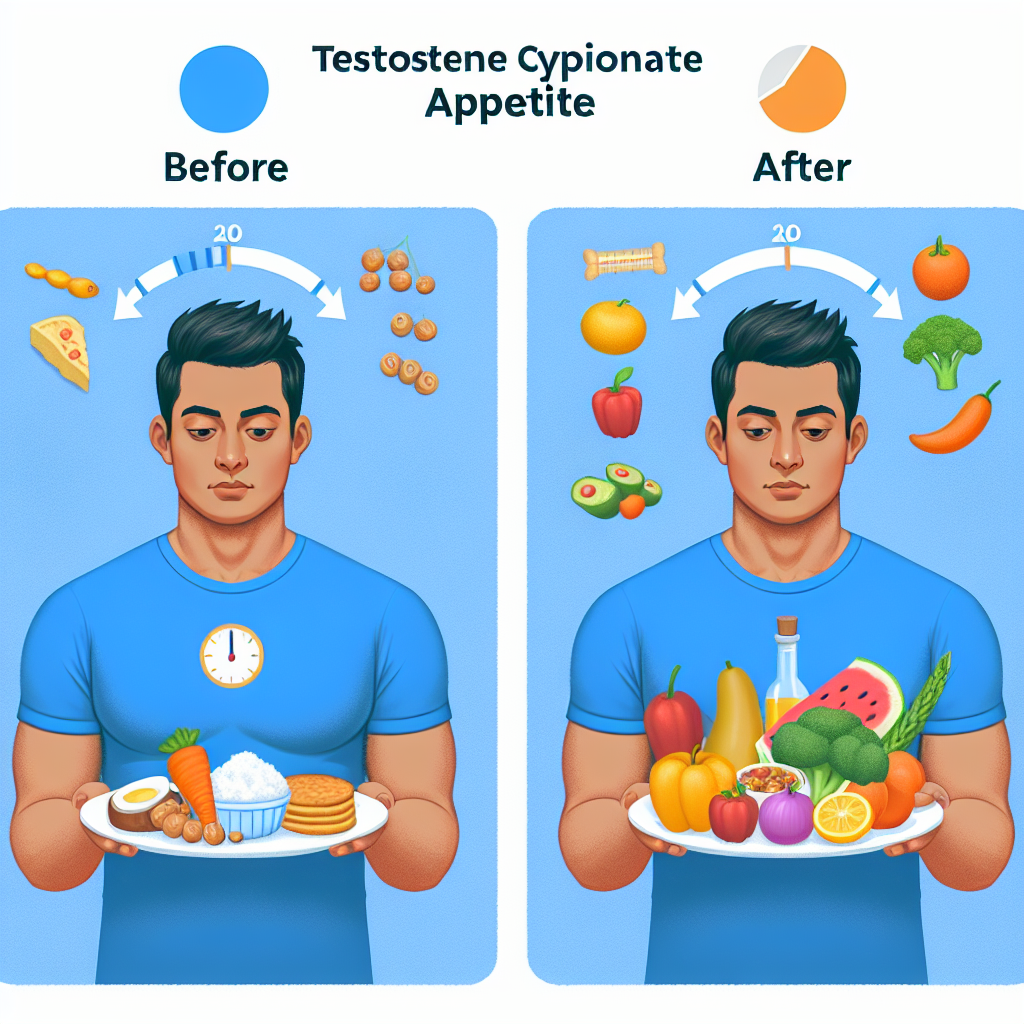 El impacto de Cipionato de testosterona sobre el apetito