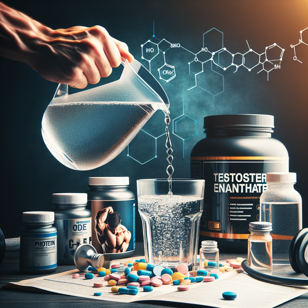 ¿Hay que ajustar el agua al tomar Enantato de testosterona?