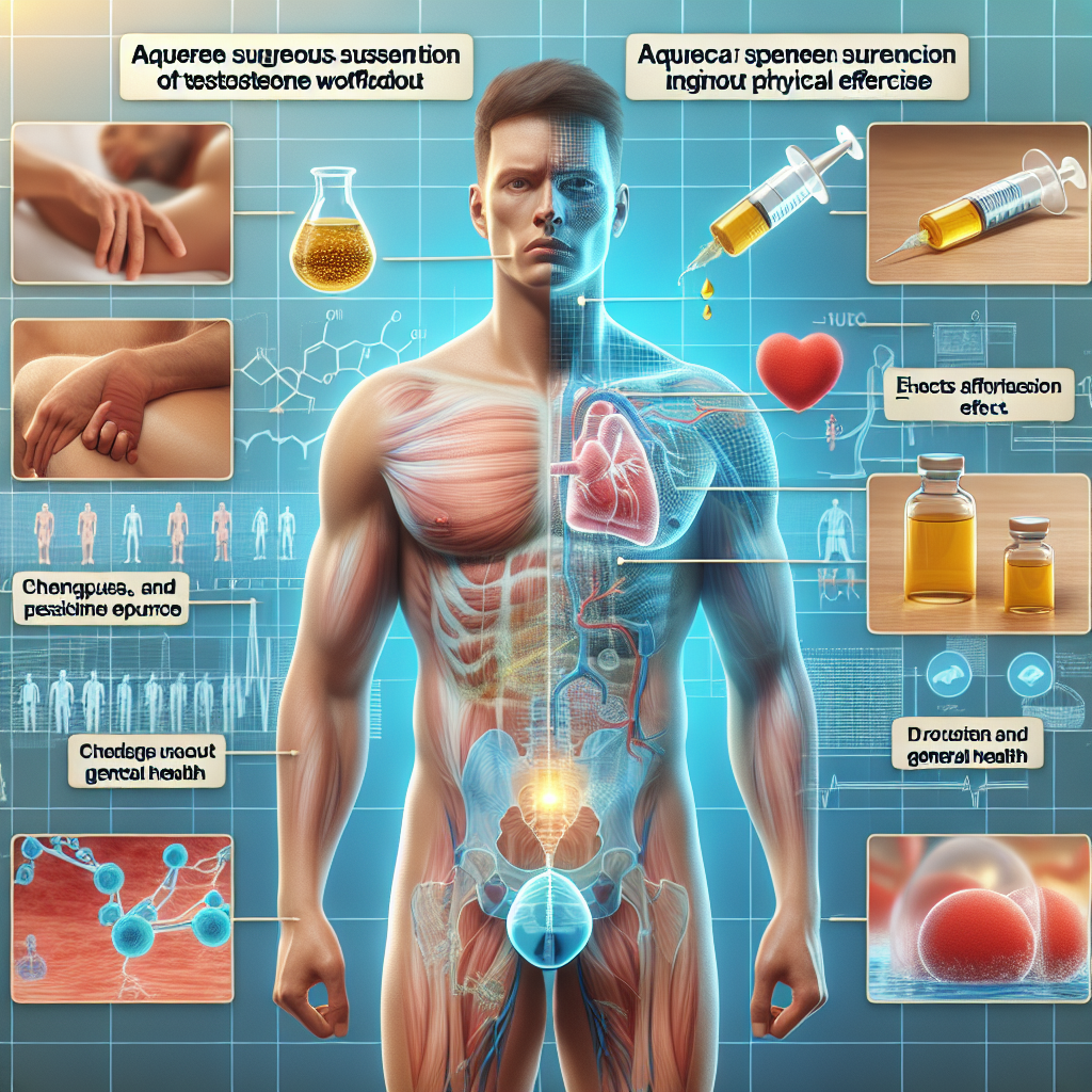 ¿Qué pasa si tomas Suspensión acuosa de testosterona sin entrenar?