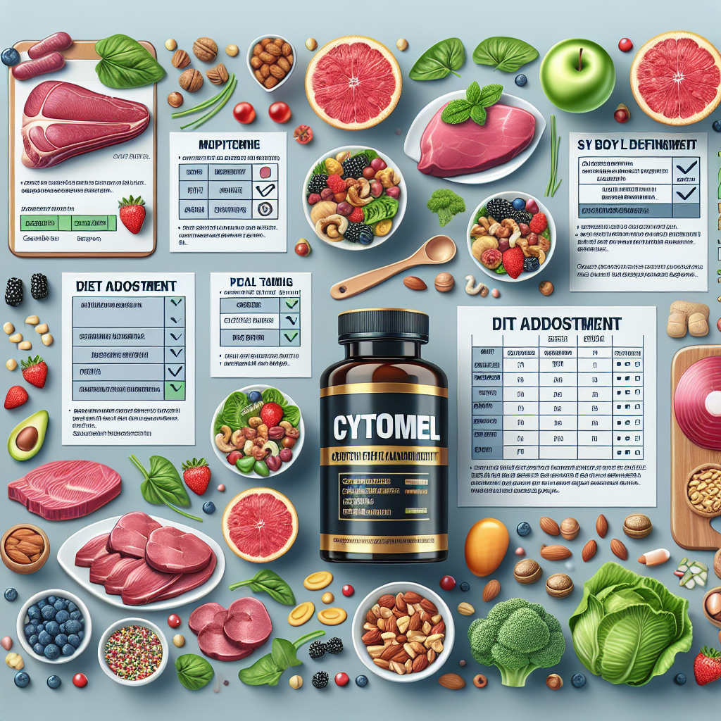Cómo ajustar la dieta con Cytomel para definición
