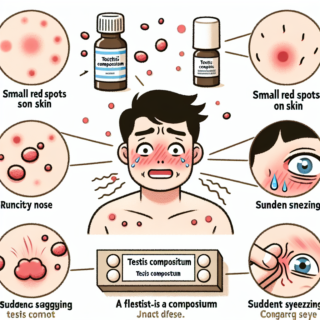 Cómo identificar una alergia leve a Testis Compositum