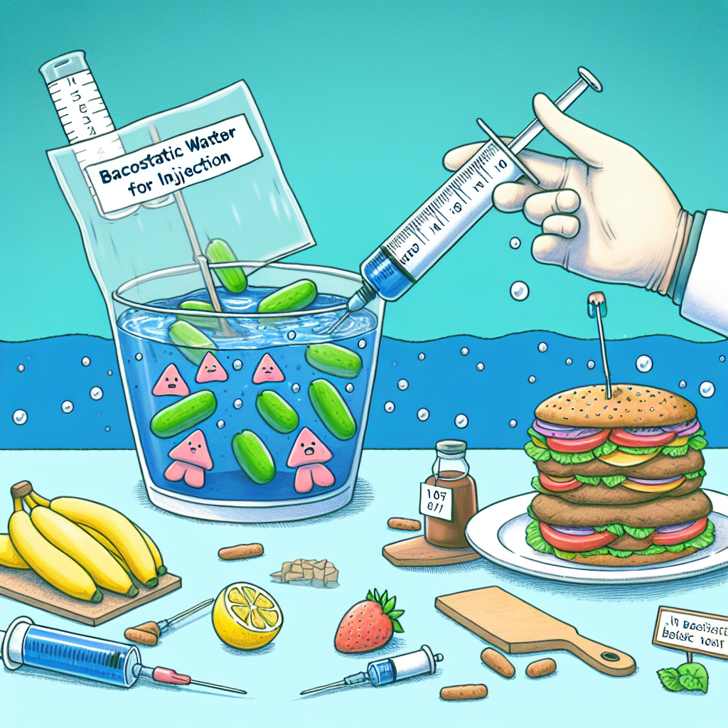 Cuánto impacta Agua bacteriostática para inyección en tu consumo calórico