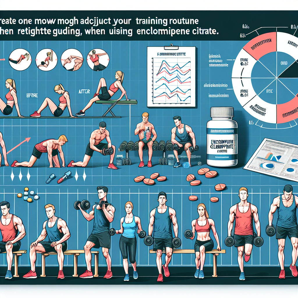 Cómo ajustar el entrenamiento al usar Enclomiphene citrate