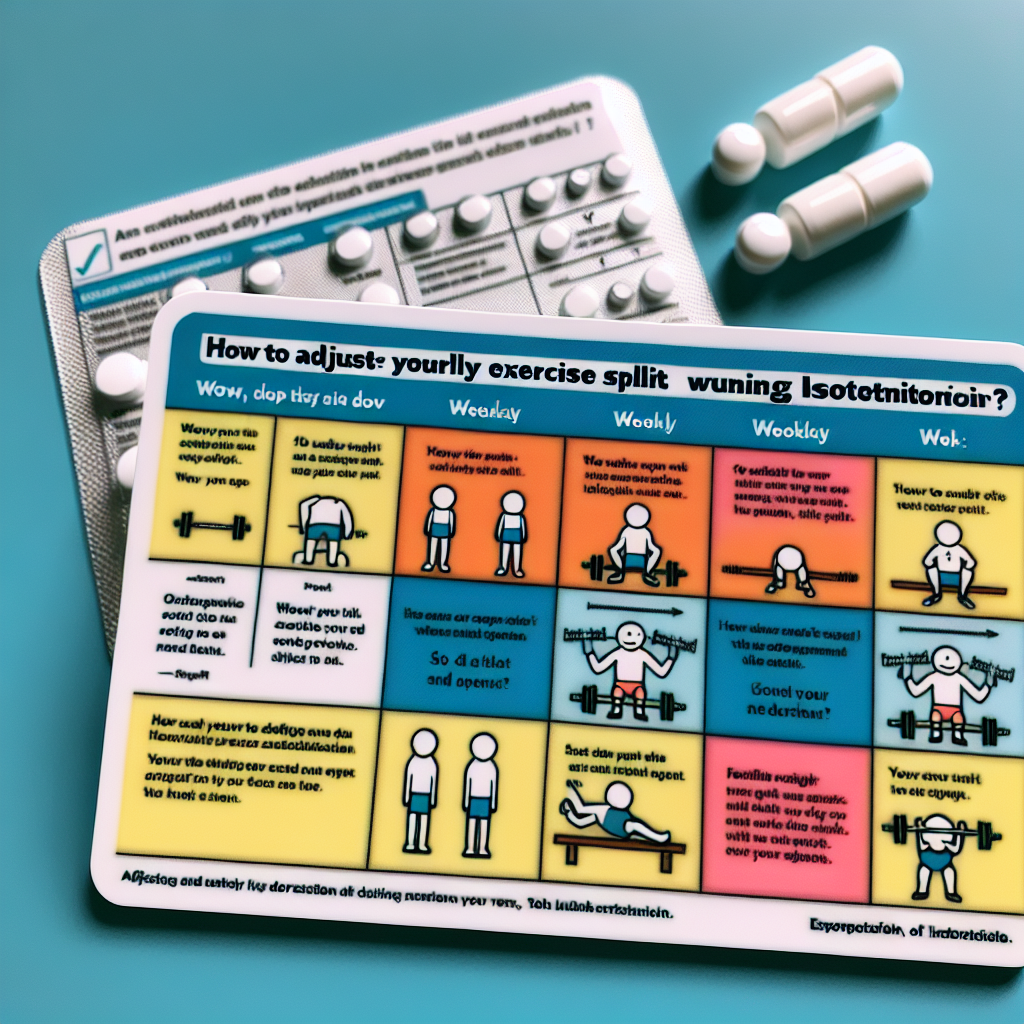 Cómo ajustar tu split semanal al usar Isotretinoina
