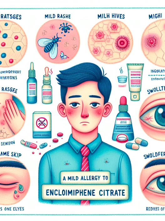 Cómo identificar una alergia leve a Enclomiphene citrate