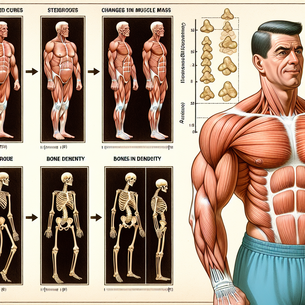 Cursos de esteroides para aumentar la masa muscular y cambios en la densidad ósea